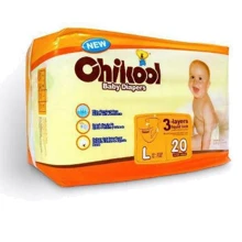 Детские подгузники Сhikool L (10-17 кг) 20 шт.: Тип Подгузники
