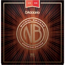 Струна для гитар Струны D`ADDARIO NB1356 NICKEL BRONZE MEDIUM 13-56: Тип Комплект струн