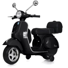 Детский электромотоцикл скутер Bambi Racer VESPA черный (M 4939EL-2): Вид мотоцикл