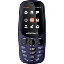 Мобильный телефон Assistant AS-201 Dual Sim Blue (UA UCRF): Дисплей 2.4 TFT (240x320)