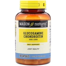 Mason Natural Glucosamine Chondroitin Глюкозамін Хондроїтин 60 капсул: Тип Глюкозамін