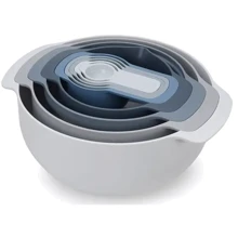 Набір посуду для змішування Joseph Joseph Nest Blue 9 пр. (40101): Матеріал Пластик