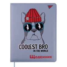 Щоденник шкільний YES PU твердий Coolest bro (911407): Виробник YES