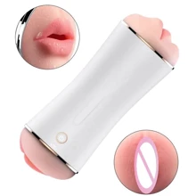 Мастурбатор с двумя входами и вибростимуляцией BOSS Vibrating Masturbation Cup USB 10 function + Interactive Function, BS6300019: Для кого Для мужчин