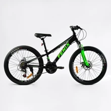 Спортивный велосипед Corso Fenix 24" зеленый (FX-24650): Диаметр колес, дюймов 24