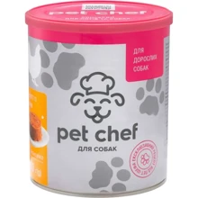 Вологий корм для собак Pet Chef м'ясний паштет з куркою 800 г (90440): Тип Влажный корм