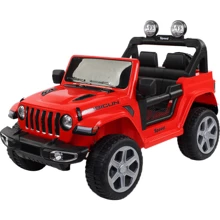 Электромобиль Kidsauto Jeep Wrangler Rubicon style 4x4 (полный привод) красный (FT-938red): Вид джип
