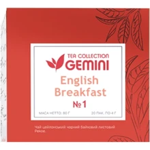 Чай Gemini черный Tea Collection Grand Pack Английский завтрак 20х4 г (4820156430843): undefined undefined