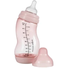 Антиколиковая бутылочка Difrax S-bottle Wide с силиконовой соской 310 мл Blossom (707 Blossom): Материал полипропилен