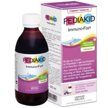 Pediakid Immuno-Fort Сироп для укрепления иммунитета со вкусом черники 250 мл: Форма выпуска Жидкость