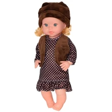 Детская кукла Яринка Bambi M 5602 на украинском языке (Коричневое платье): Возраст от 3 лет