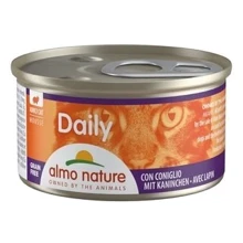 Almo Nature Adult Cat Daily Mousse з кроликом 85 г: Тип Консерви