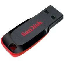 USB-флешка SanDisk 16GB Cruzer Blade USB 2.0 Black/Red (SDCZ50-016G-B35): Стандарт USB USB 2.0