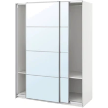 Шафа ІКЕА PAX/AULI 150х66х201 см з розсувними дверцятами (095.613.55): undefined undefined
