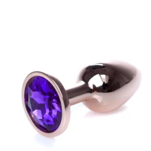 Анальная пробка BOSS Series Exclusivity Jewellery Red Gold Plug Purple: Для кого Унисекс