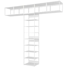 Стеллаж ІКЕА Platsa 300х42х281 см Белый (s39436973): undefined undefined