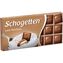 Шоколад Schogetten Latte Macchiato 100 гр (WT1578): Вага, г 100