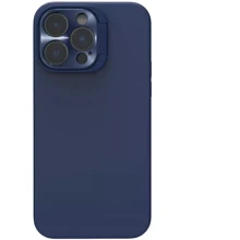 Чехол для iPhone Nillkin Silicone LensWing Magnetic Blue for iPhone 14 Pro Max: Цвет синий
