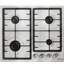 Варочная поверхность газовая Borgio 6940-15 (Inox): Расположение панели Фронтальное