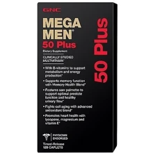 GNC Mega Men 50 Plus 120 caps: Пол Мужской