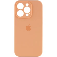 Чехол для iPhone Mobile Case Silicone Case Full Camera Protective Cantaloupe for iPhone 16 Pro: Цвет оранжевый