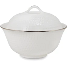Цукорниця Lefard з кришкою 200 мл 9х12 см (943-025): Колір белый