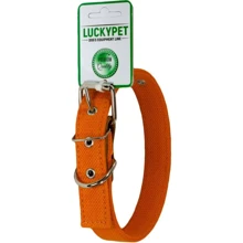 Нашийник брезентовий Lucky Pet 2.5x31-40 см оранжевий (4820224214788): Виробник Lucky Pet