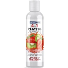 Лубрикант на водной основе Swiss Navy 4 in 1 Straw-Kiwi Pleasures 29,5 мл: Для кого Унисекс