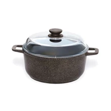 Кастрюля Биол Granite Brown 5 л (K503PC): Тип Традиционная