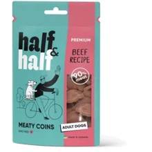 Лакомство Half & Half для собак в форме мясных монеток с говядиной 100 г (4823082431816): Производитель Half&Half