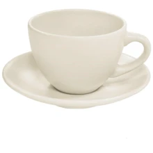 Чашка з блюдцем Keramia Cream 207 мл (24-237-082): Тип Чашка c блюдцем
