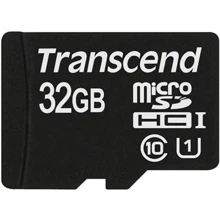 Карта памяти Transcend 32GB microSDHC Class 10 UHS-I U1 (TS32GUSDCU1): Тип карты MicroSDHC