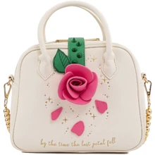 Сумка Loungefly Disney - Beauty and the Beast Rose Crossbody Bag бежевая (WDTB2188): Тип Сумка