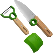Набор кухонных ножей Opinel Le Petite Chef Green 3 предмета (204.66.92): Наименование Набор кухонных ножей 3 пр.