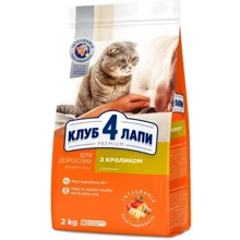Сухой корм Club 4 Paws Premium Adult cats для взрослых кошек с кроликом 2 кг (4820083909160): Тип Сухой корм