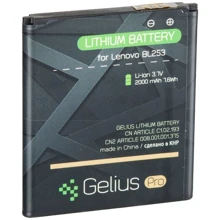 Аккумулятор Gelius Pro 2000mAh (BL-253) for Lenovo A2010: Производитель Gelius