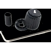 Ручка с инкрементной шайбой для потенциометра PLANET WAVES PW-LNS-01B Loknob Small Black Plastic Knob: Производитель PLANET WAVES