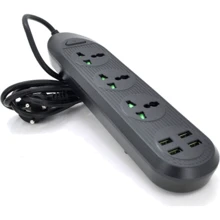 Сетевой фильтр Voltronic 2 м 3 розетки 4 USB Black (ТВ-Т16mini-Black): Количество розеток, шт 3