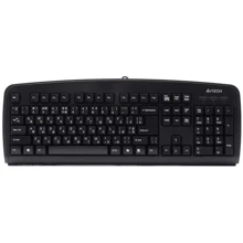 Клавиатура A4 Tech KB-720 PS/2 (Black): Подключение проводное