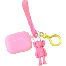 Чехол для наушников TPU Case Cute Charm Kaws Pink for Apple AirPods Pro: Тип Чехол