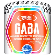 Амінокислота для спорту Real Pharm GABA 200 g / 200 servings / Strawberry Raspberry: Смак Лимон, Полуниця