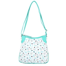 Женская сумка через плечо Laskara бирюзовая (LK-20286-turquoise): Пол Женский