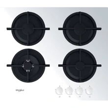 Варильна поверхня газова Whirlpool AKT 6400 WH: Розташування панелі спереду