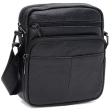 Мужская сумка через плечо Keizer черная (K1230bl-black): Пол Мужской