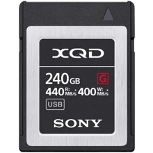 Карта памяти Sony 240GB XQD G Series (QDG240F): Тип карты XQD