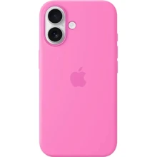Чехол для iPhone Apple iPhone 16 Silicone Case with MagSafe - Peony (MDGM4ZM/A): Цвет розовый