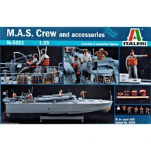 Масштабные фигурки ITALERI команды торпедного катера M.A.S. с набором деталировки: Производитель ITALERI