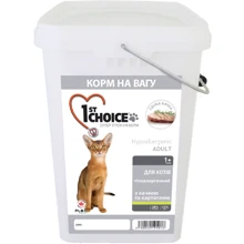 Сухий корм для дорослих кішок 1st Choice Adult гіпоалергенний зі смаком качки та картоплі 4 кг на вагу (59169): Тип Сухой корм