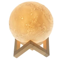 Настольный светильник Magic 3D Moon Lamp 11см с аккумулятором UFT: Особенности Регулируемая яркость подсветки, Индикатор низкого заряда батареи
