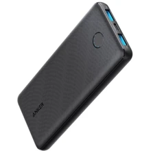 Зовнішній акумулятор ANKER Power Bank 10000mAh PowerCore III Slim Black (A1247G11): Кількість USB 2